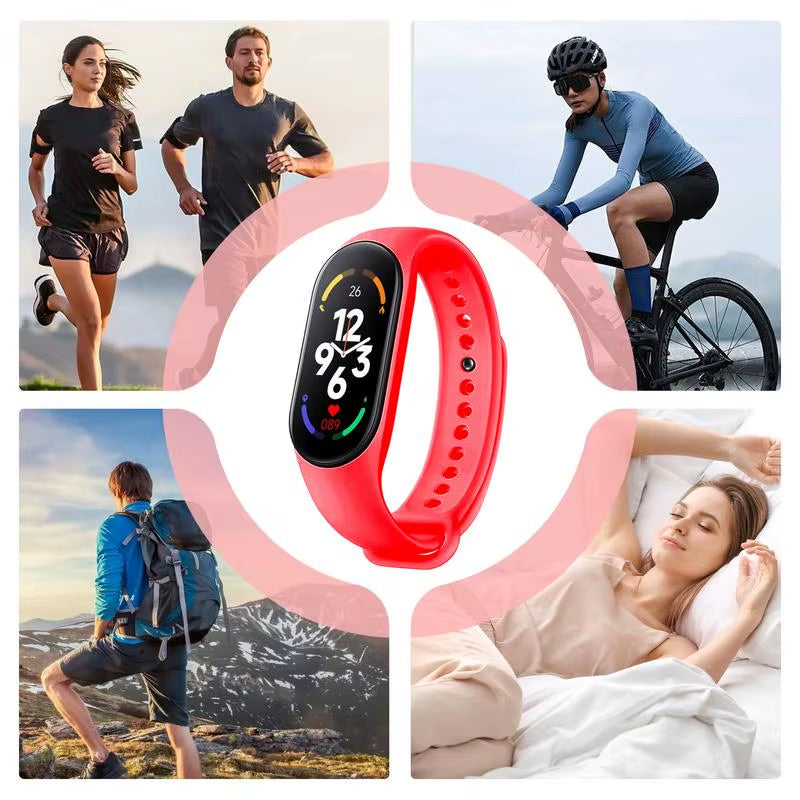 M7 Activity Fitness Trackers Fitness Tracker Watch Smart Watch with Blood Pressure Monitor Sleep Tracker Smart Watch for Weather